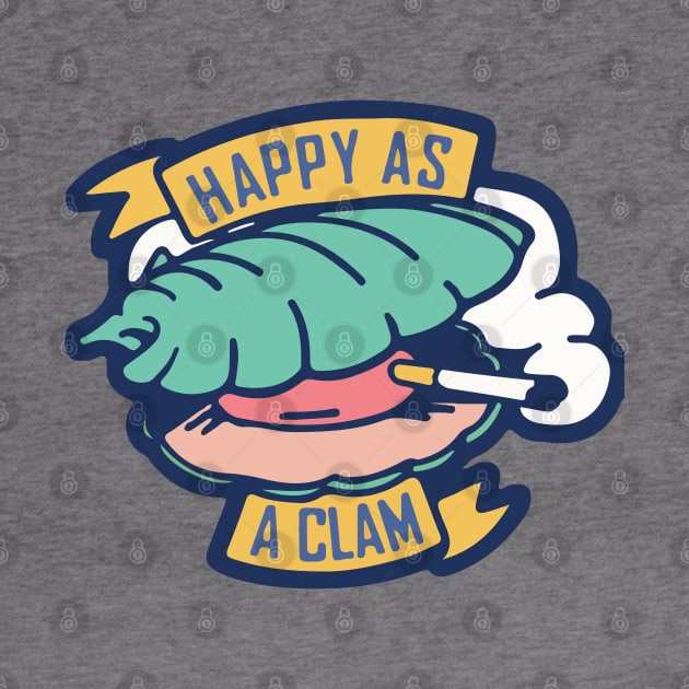 Happy as a Clam by Merdet